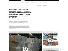 Tablet Screenshot of indofishexporter.com
